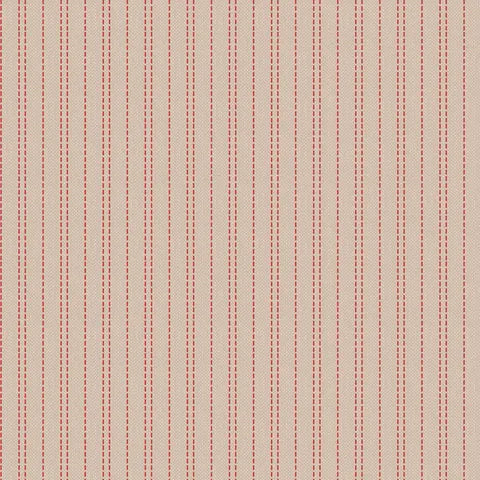 Tilda Winter 160083 Seamstripe Red Scrapbooking Paper - Perfect for DIY Cards, Photo Albums, and Memory Books