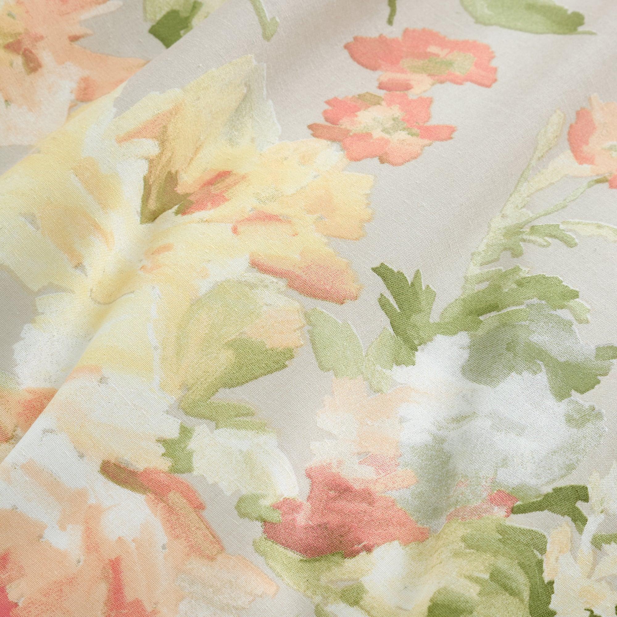 Dreams & Drapes Flourette Duvet Cover Set - Natural Cotton Soft Bedding for Cozy Sleep & Stylish Bedroom Decor