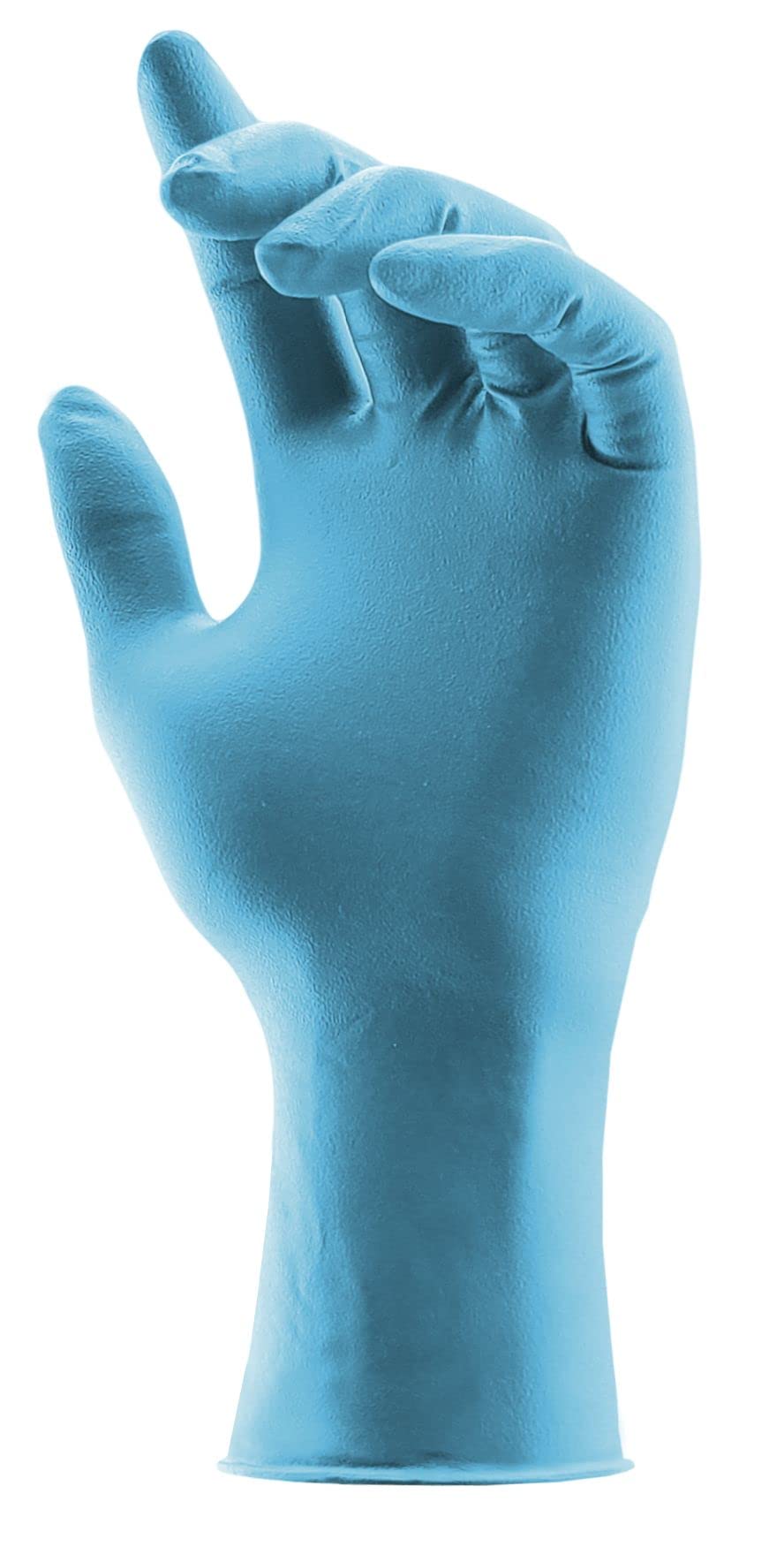 Premium Blue Disposable Nitrile Gloves - 8 mil Thickness, Latex-Free & Powder-Free, 12