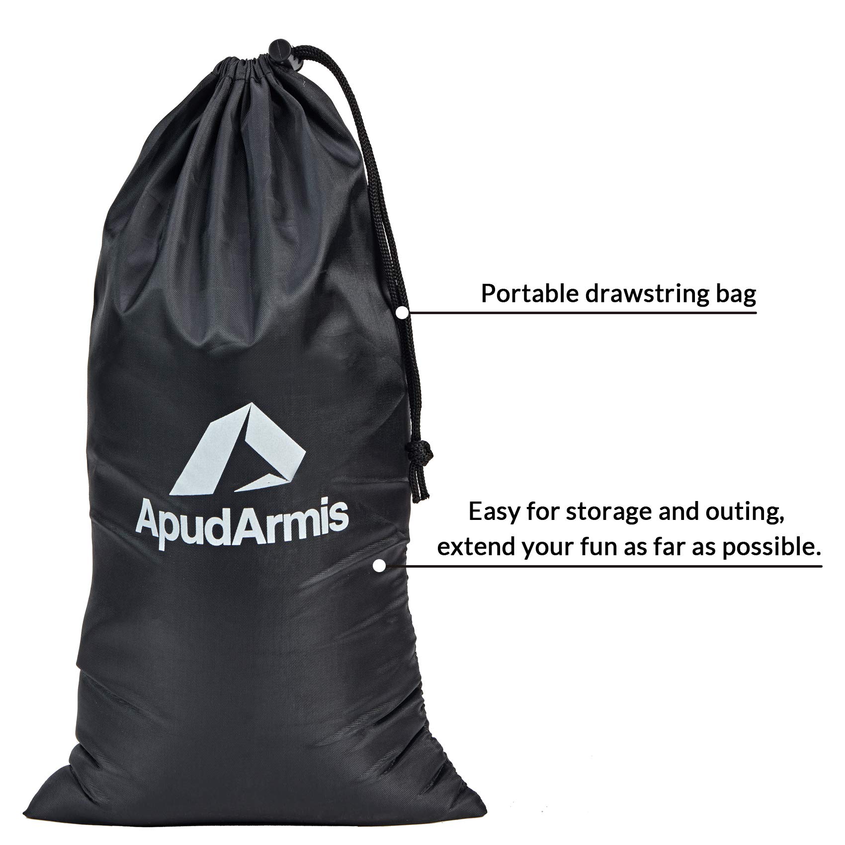 ApudArmis Premium All-Weather Cornhole Bean Bags Set - 8 Durable Outdoor Cornhole Bags for Backyard Games, Tailgating & Beach Parties (Includes Convenient Carry Bag)