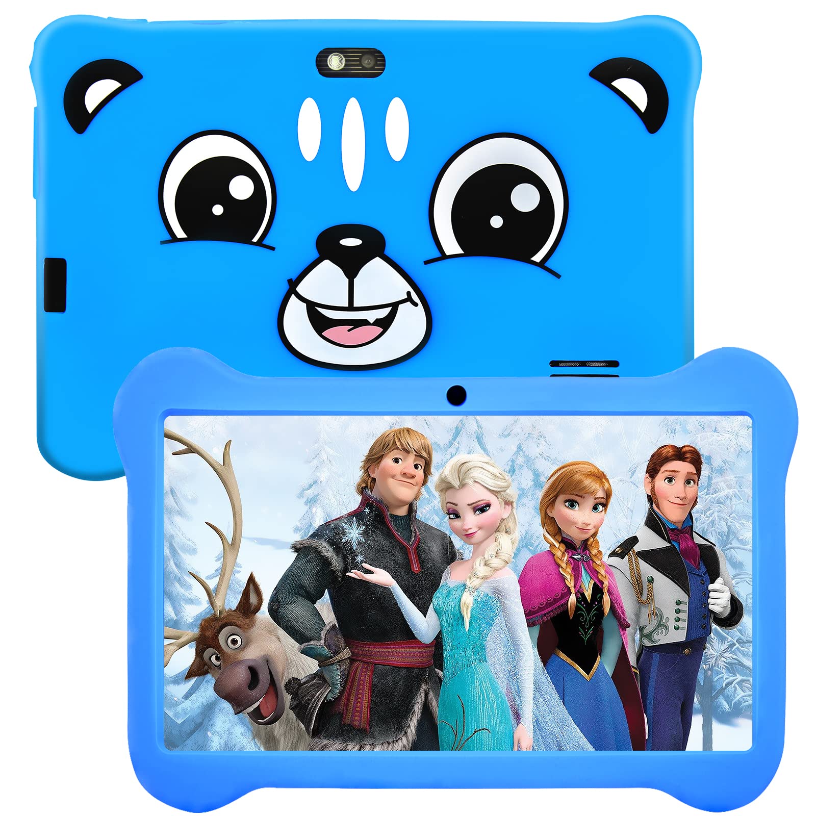 7 Inch Kids Tablet with Android 11 - 32GB Storage, 2GB RAM | Eye Protection & Parental Control | WiFi, Dual Camera | GMS Certified Durable Learning Tablet for Toddlers (Blue) - Perfect for Homeschooling, Educational Games & Safe Entertainment