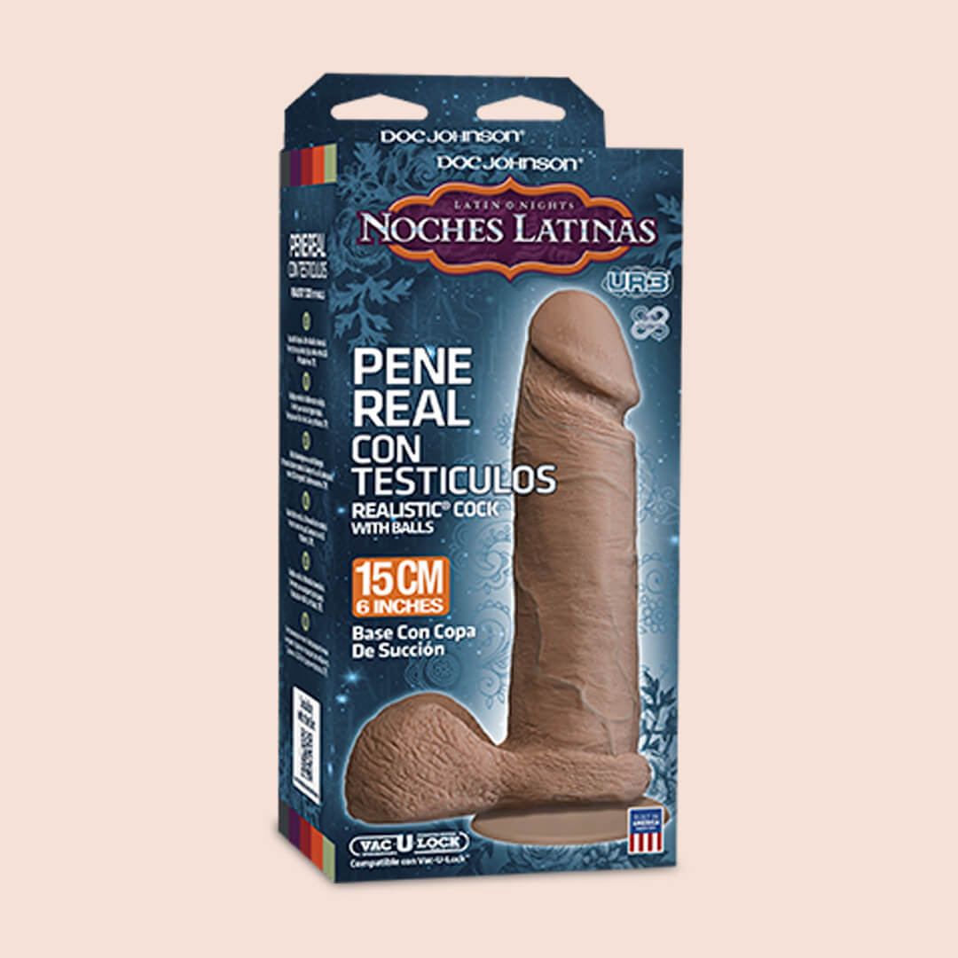 Ultra Realistic 6 Inch Dildo with Balls - Lifelike Feel for Women & Men | Perfect for Solo Play, Couples & BDSM Scenes