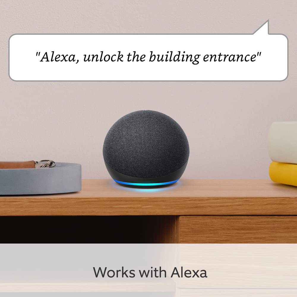 Echo Dot (5th Gen, 2022) & Ring Intercom Smart Home Bundle - Smart Speaker with Alexa & Video Doorbell for Home Security & Automation - Perfect for Voice Control, Smart Lighting & Package Alerts