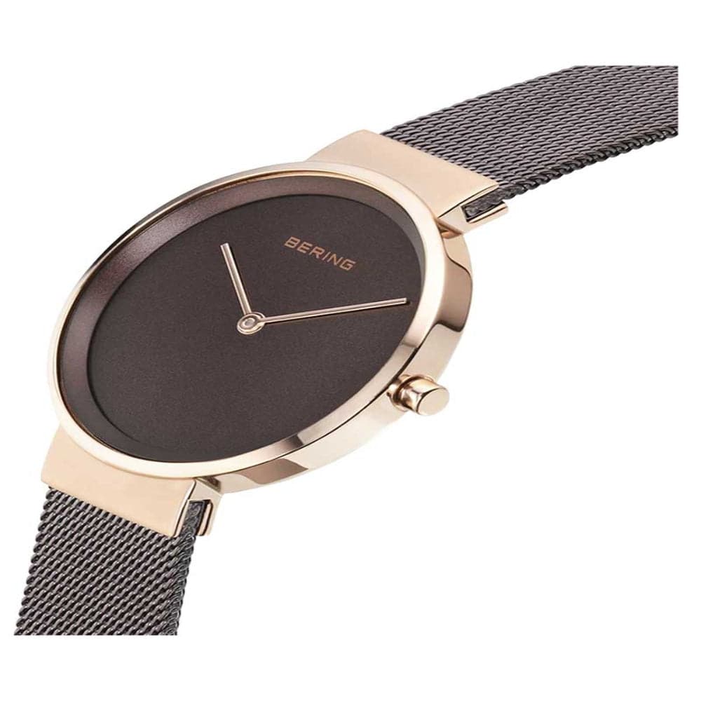 BERING 14539-262 Women's Watch - Elegant Stainless Steel Analog Watch with Date Window, Water Resistant, Perfect for Work, Parties & Everyday Wear