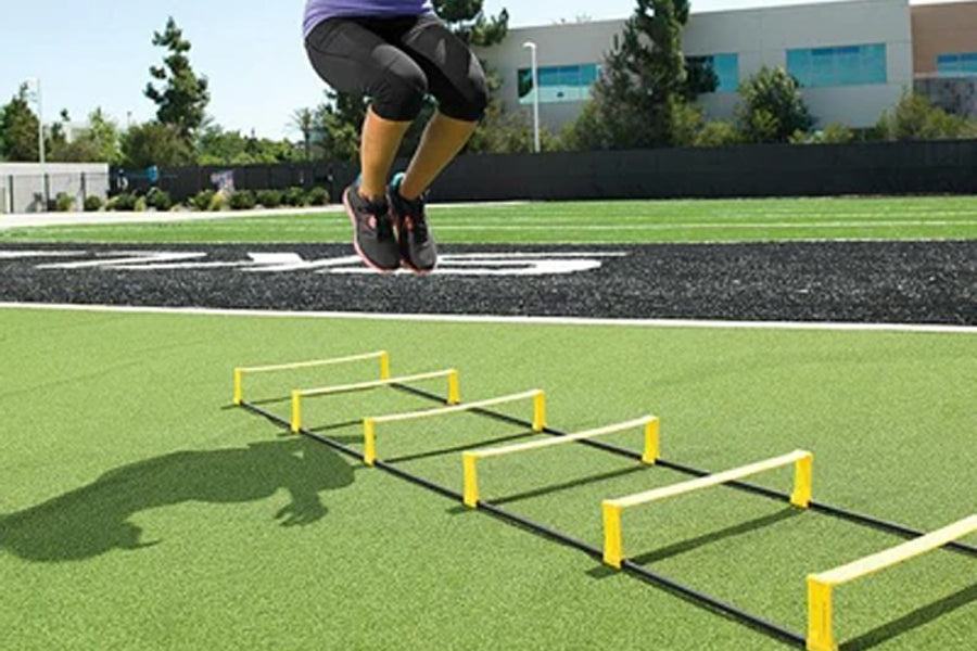 SKLZ Elevation Ladder - Adjustable Basketball Training Equipment for Vertical Jump & Agility Drills - Perfect for Home Gym, Backyard & Court Practice
