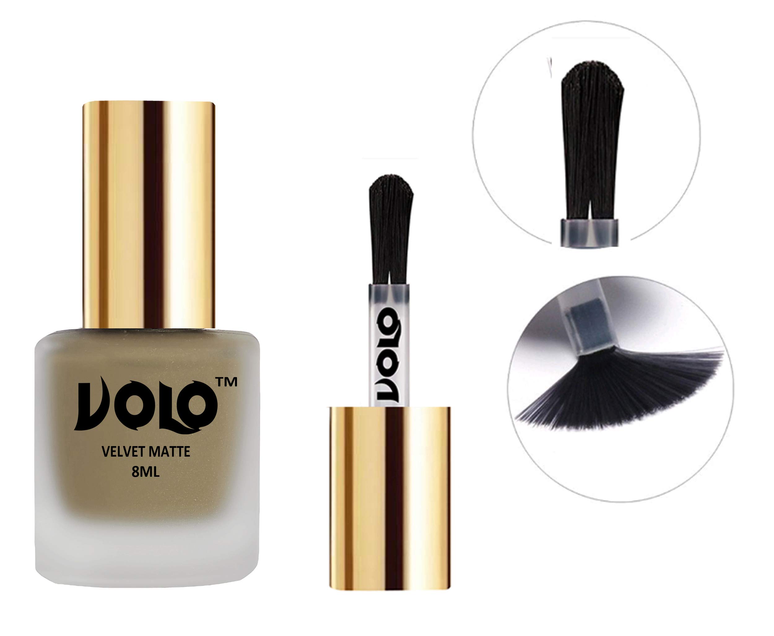 Volo Velvet Matte Nail Polish Set - 4 Shades for Party & Night Out