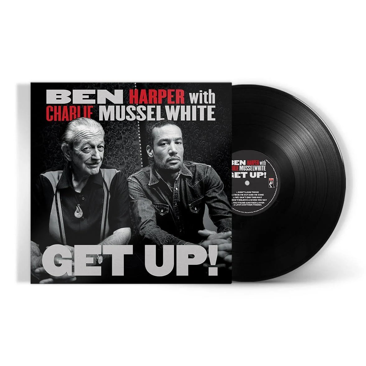 Ben Harper & Charlie Musselwhite - Get Up! Vinyl LP Record | Blues Rock Music Album | Perfect for Vinyl Collectors & Music Enthusiasts | Great for Home Listening, Gifts & Record Collections