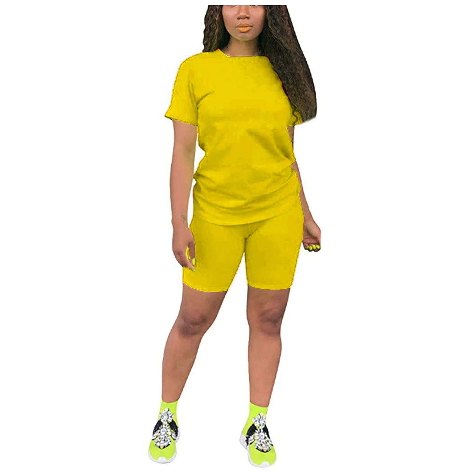 Women's 2-Piece Loungewear Set - Soft Knit Pullover & Pajama Shorts - Sexy Rave Outfit for Disco & Maid Costume | Perfect for Sleepwear, Home Relaxing & Party Outfits