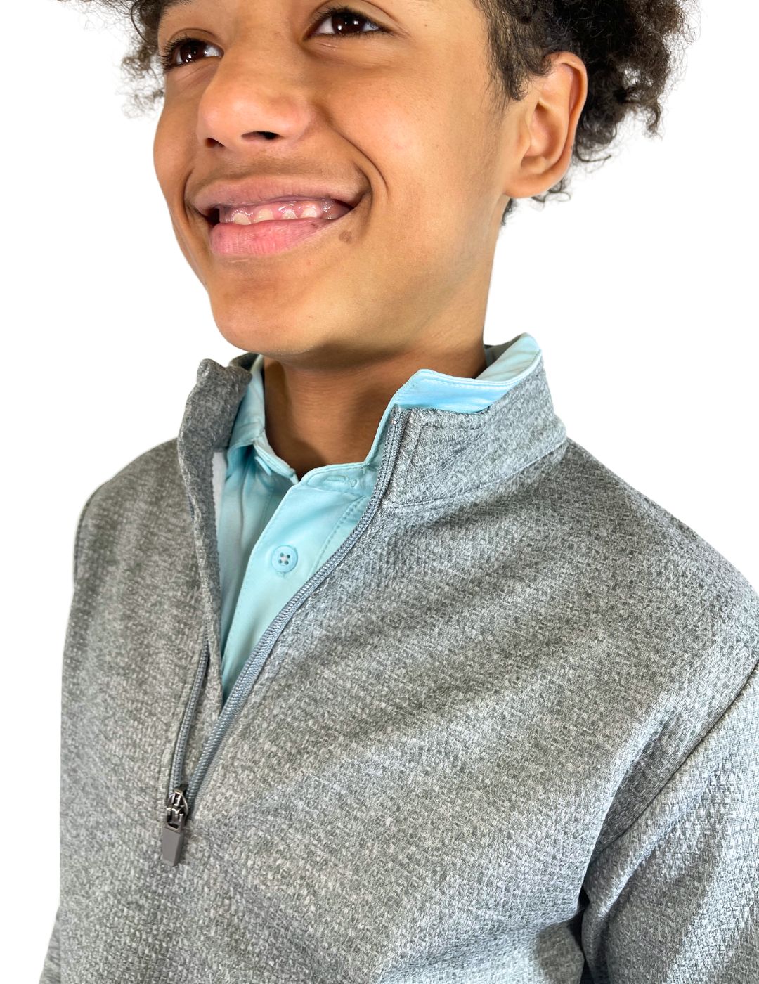 Chase Toddler Boys' Quarter Zip Pullover Fleece Jacket - Warm & Comfortable Winter Outerwear for Active Play & Outdoor Adventures