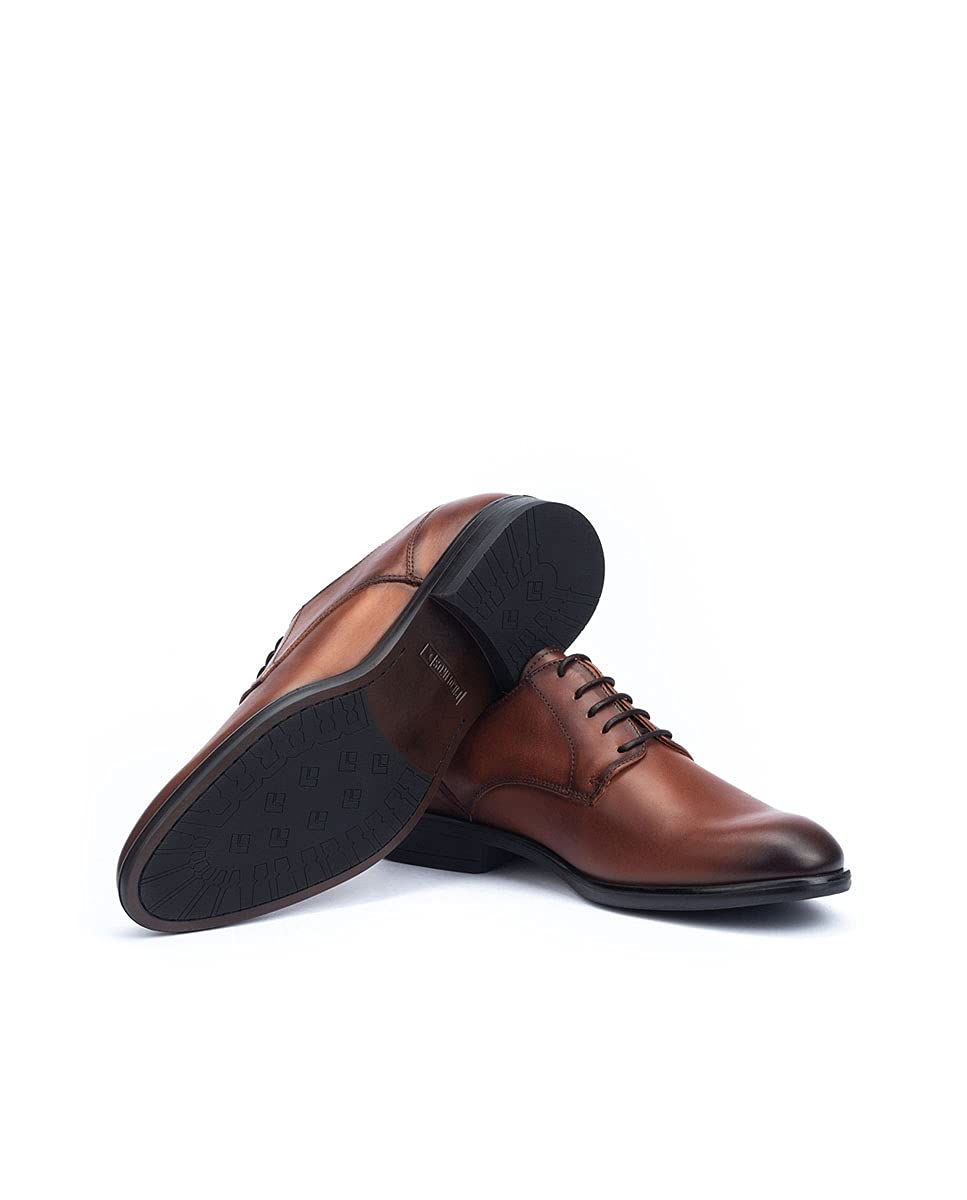 PIKOLINOS Men's Leather Lace-Up Bristol Shoes - Stylish & Comfortable Footwear for Casual Wear & Office Outfits