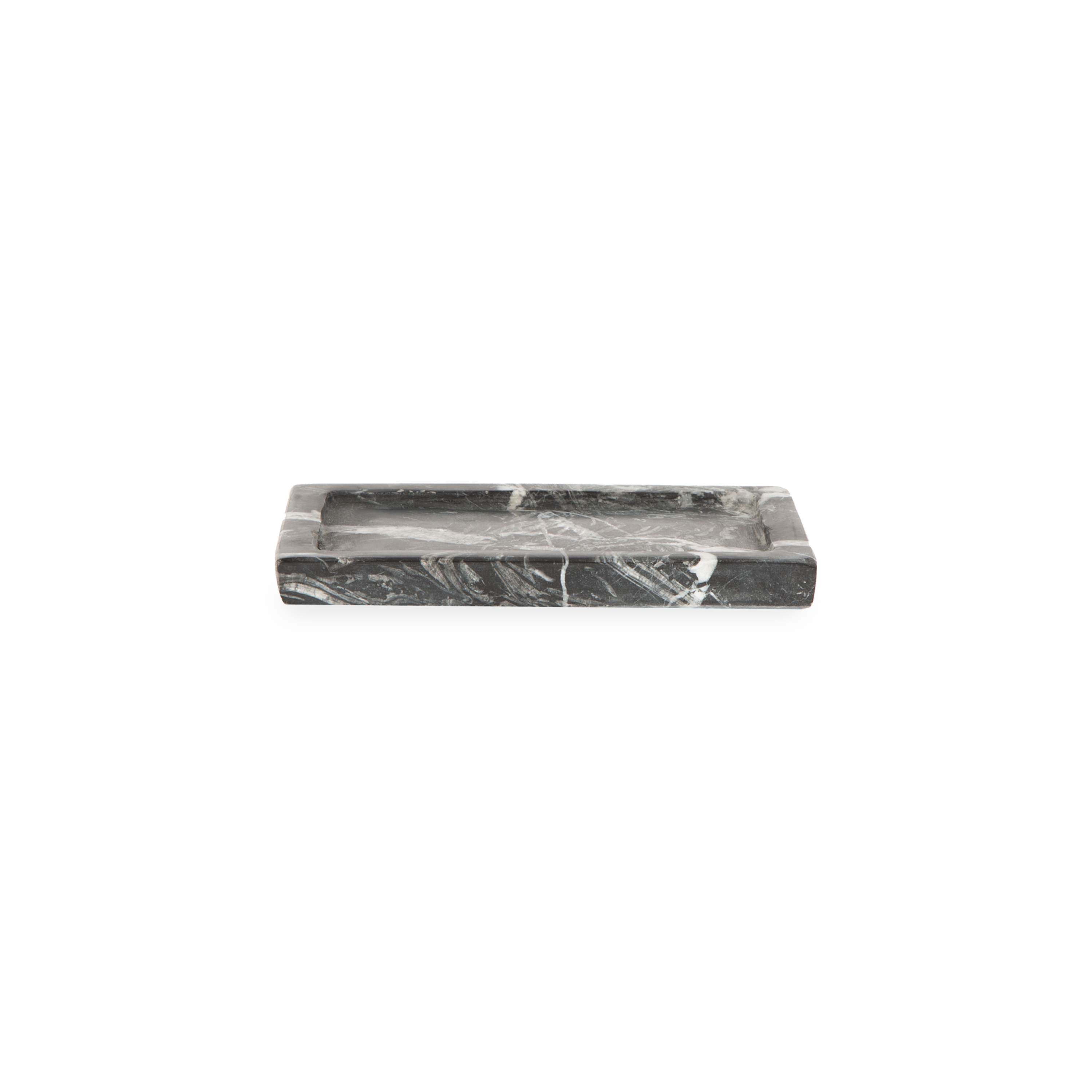Black Marble Soap Dish - Elegant Bathroom Organizer for Luxury Showers & Spa Decor | Perfect for Modern & Minimalist Bathrooms
