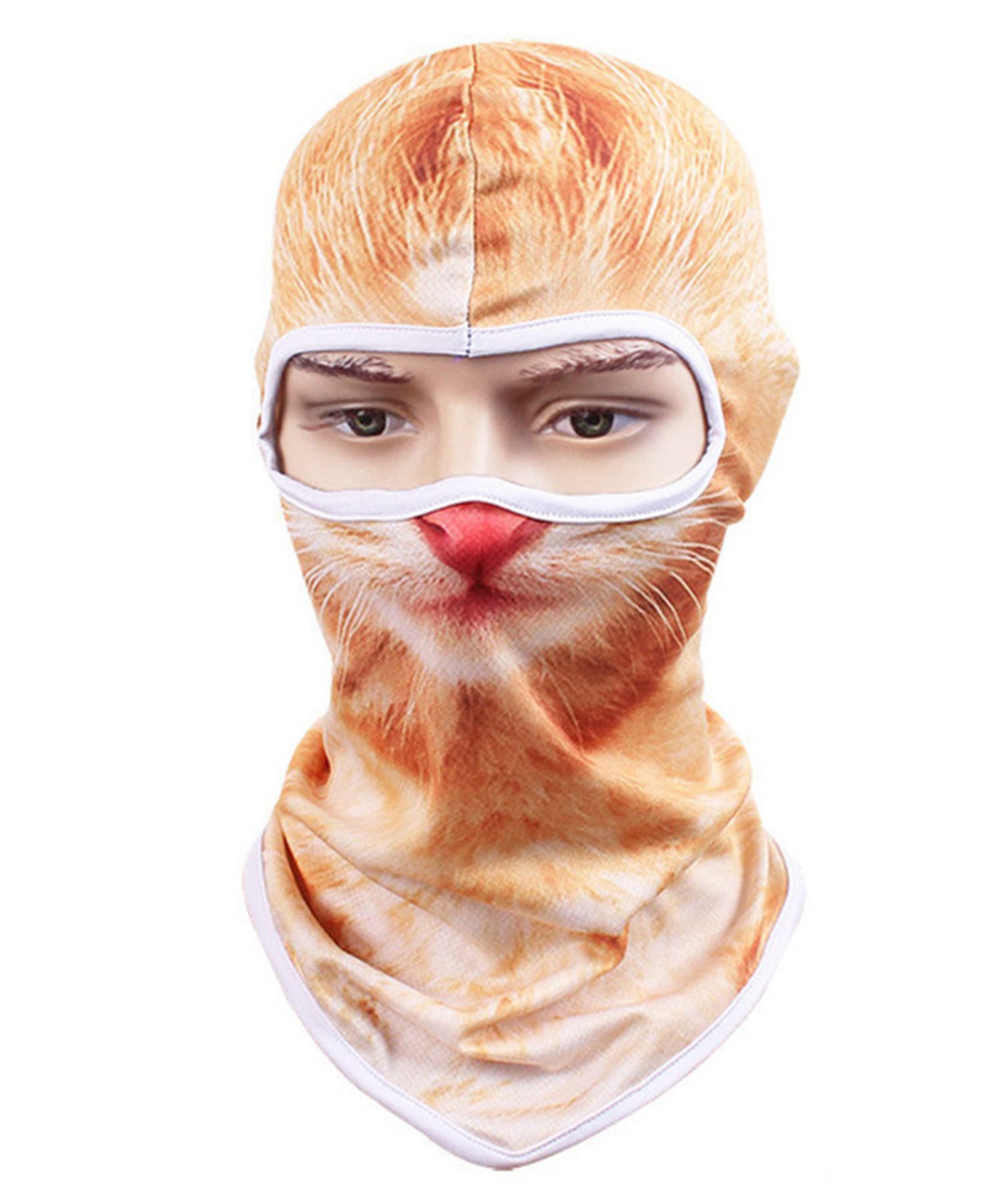 Yahoyaba Outdoor Sports Cycling Dust Mask & Animal Balaclava Face Cover - Breathable for Biking, Skiing, Music Festivals, Raves, Halloween & Costume Parties | Perfect for Cold Weather, Dust Protection & Cosplay