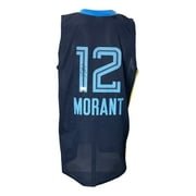 Authentic Ja Morant Memphis Grizzlies Signed Navy Blue Basketball Jersey - Limited Edition Collectible for NBA Fans & Sports Memorabilia Enthusiasts - Perfect for Display, Gifting, and Game Day Outfits