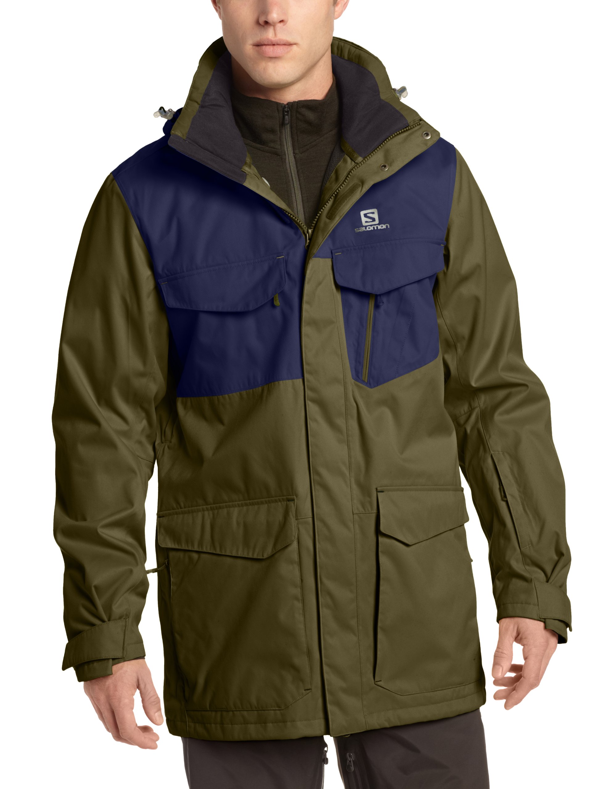 Salomon Men's Sashay Waterproof Hiking Jacket - Lightweight Windproof Outdoor Shell for Camping & Trail Running