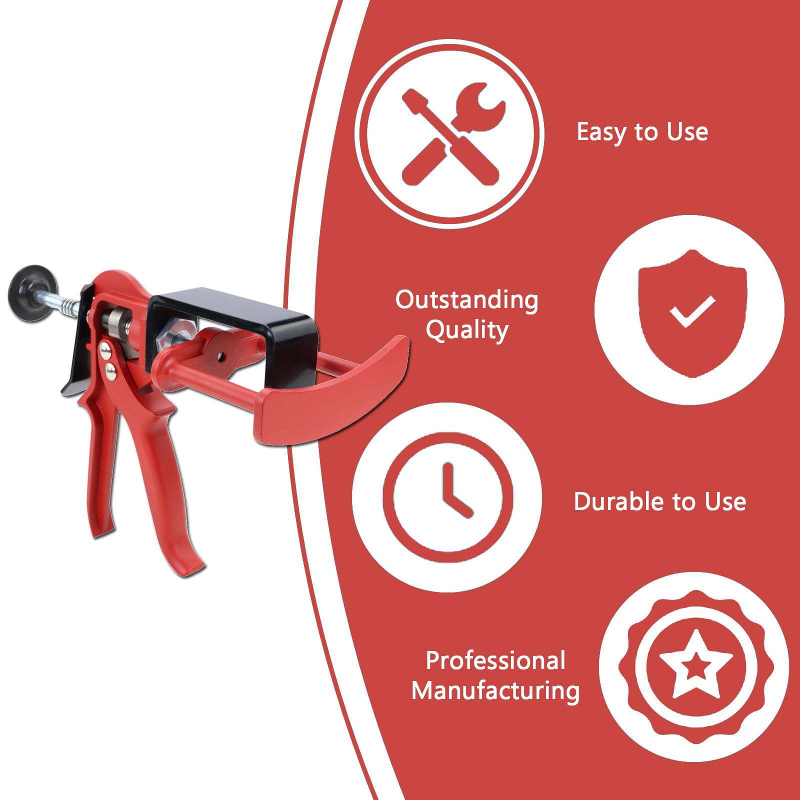 25750 Dual Piston Brake Caliper Compressor Tool - Speedy Brake Pad Spreader & Disc Brake Pad Separator for Inner Pad Compression & Piston Reset - Perfect for DIY Auto Repair, Mechanic Shops & Car Maintenance