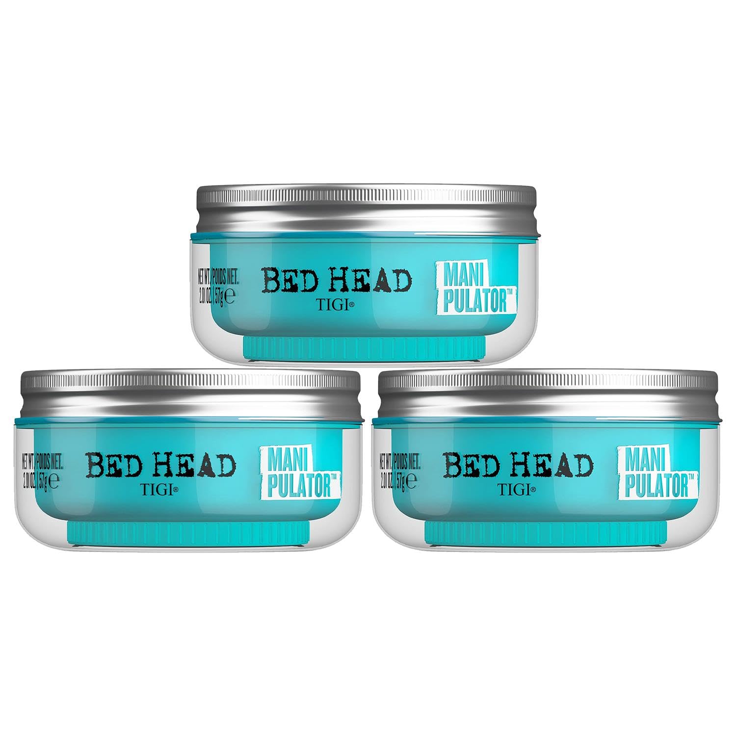 TIGI Bed Head Manipulator Styling Paste 2 oz (57g) - Strong Hold, Matte Finish for Textured Hairstyles - Perfect for Men & Women's Everyday Styling