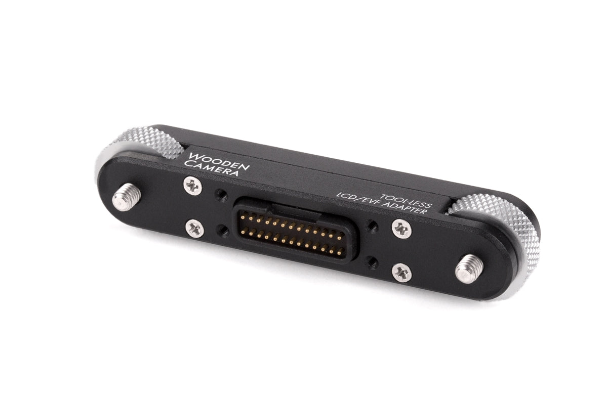Tool-Free LCD/EVF Adapter for RED® DSMC2™ Cameras - Quick Mount for On-Set & Studio Filmmaking