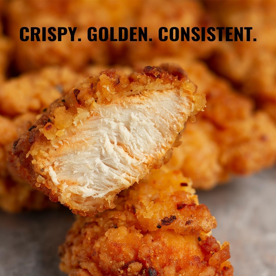 Fiocco Pan Professional Breading Flour - 70% Less Oil Absorption for Healthier Frying, Extra Crispy Texture, No Eggs Needed, High Yield - Perfect for Fried Chicken, Fish, Snacks & Commercial Kitchens (10kg / 22lb) - Ideal for Restaurants, Catering & Home Cooking
