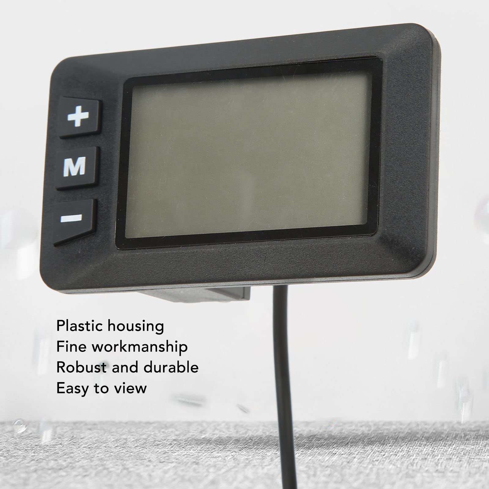 36V Electric Bike LCD Display - Speedometer & Odometer with Backlight - Waterproof Cycling Computer for E-Bikes - Perfect for Commuting, Mountain Biking & Urban Riding