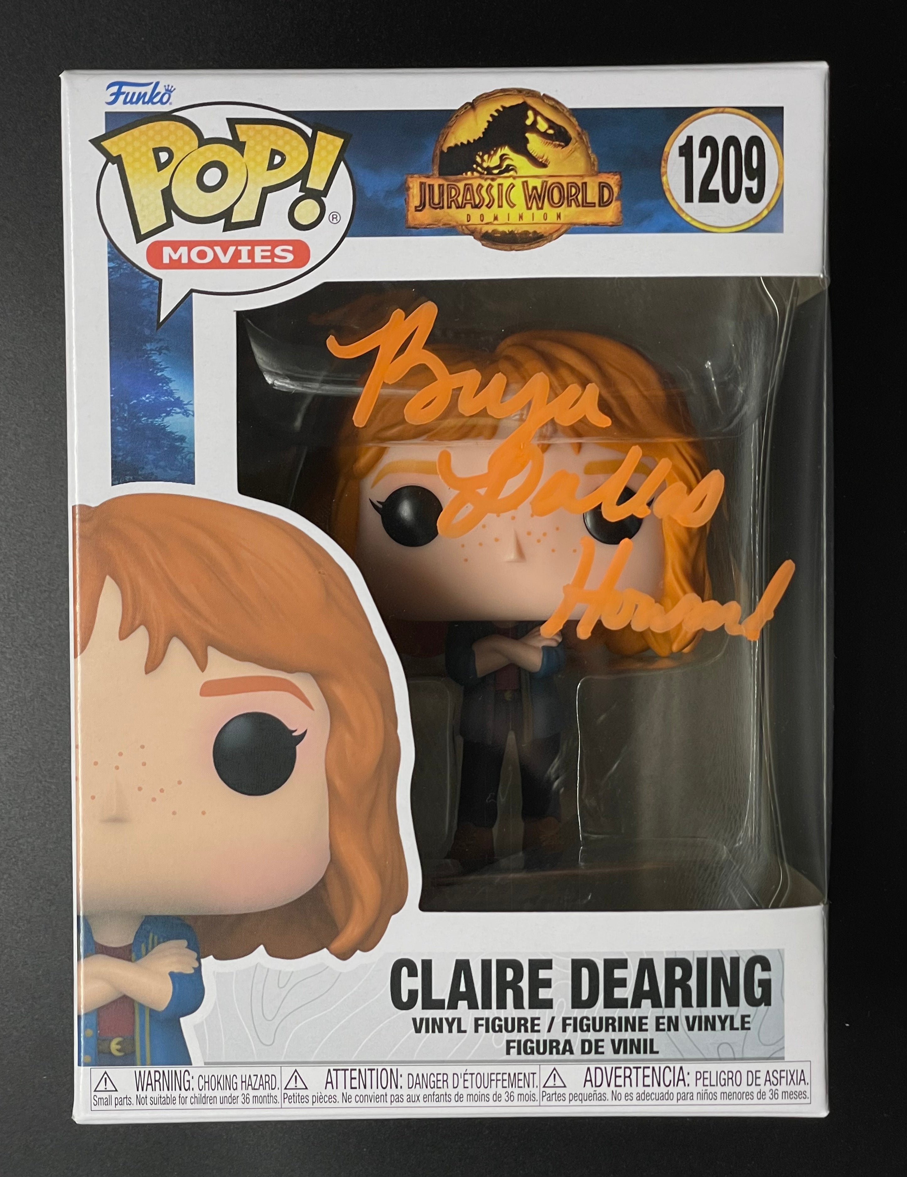 Bryce Dallas Howard Autographed Funko POP! Vinyl Figure - SWAU Certified Authentic - Perfect for Collectors, Gifts, and Movie Memorabilia Displays