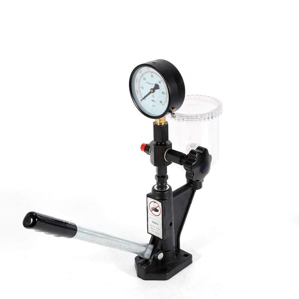 600 Bar 8000PSI CR-C Multifunction Diesel Common Rail Injector Tester Kit with S60H Fuel Nozzle - Compatible with 6190/6200/6170 Diesel Engines | Professional Diagnostic Tool for Diesel Fuel Injection System Maintenance & Repair