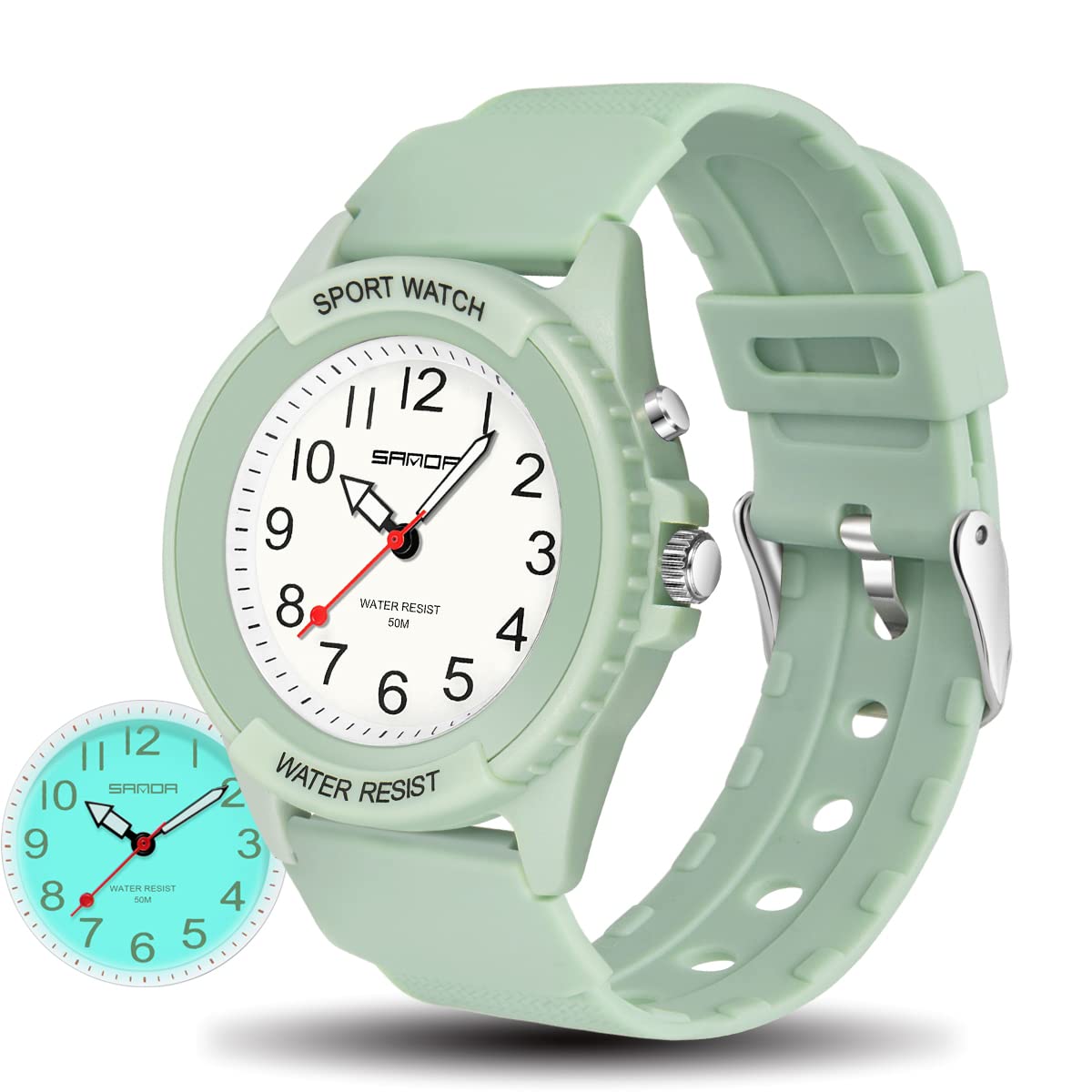 Waterproof Nurse Watch for Women - Analog LED Backlight Wristwatch for Girls & Women - Perfect for Nurses, Doctors, and Healthcare Professionals