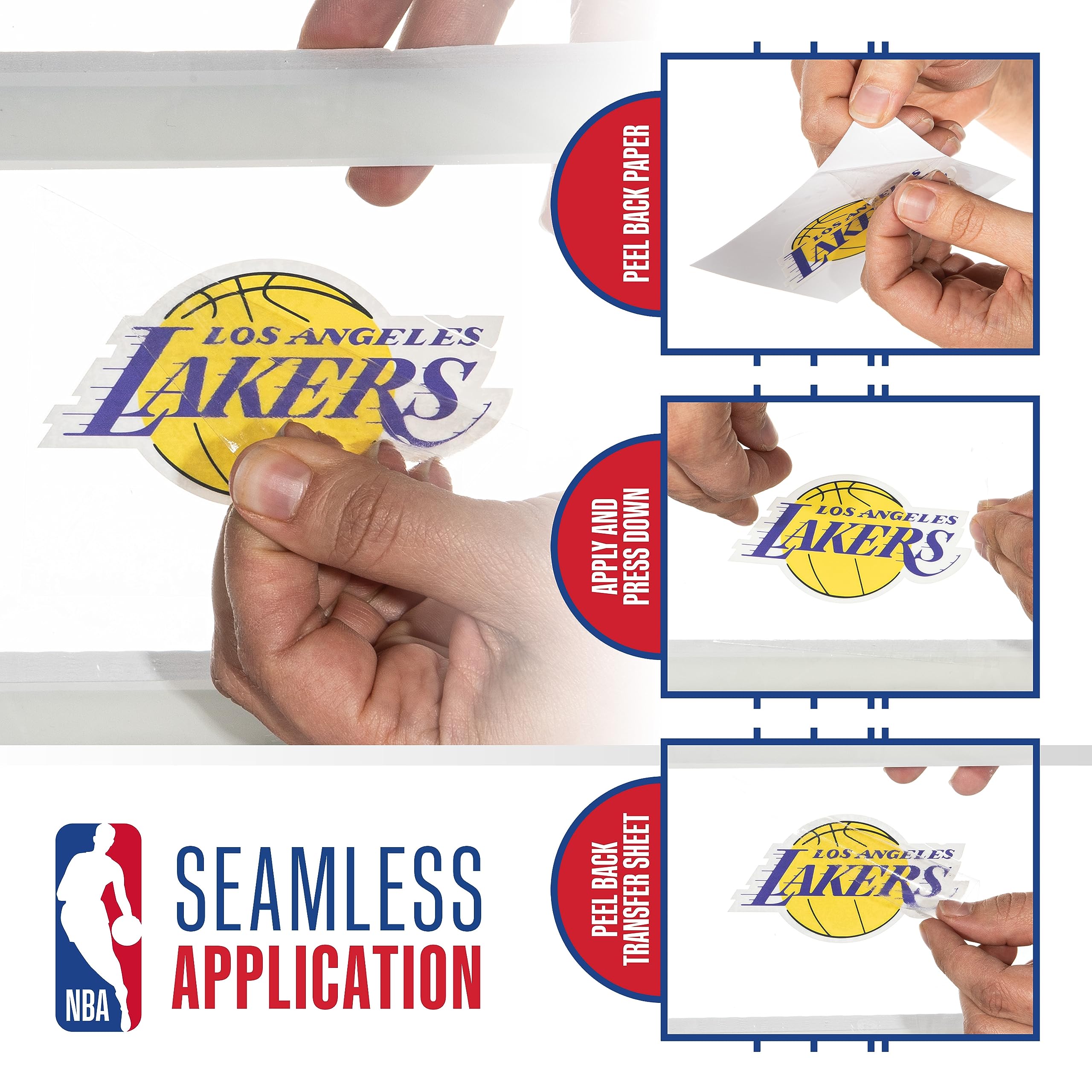 Franklin Sports NBA Over The Door Mini Basketball Hoop Set - Indoor Basketball Game for Kids with 30 Team Stickers - Perfect for Bedroom, Office & Playroom Fun - Great Gift for Young NBA Fans