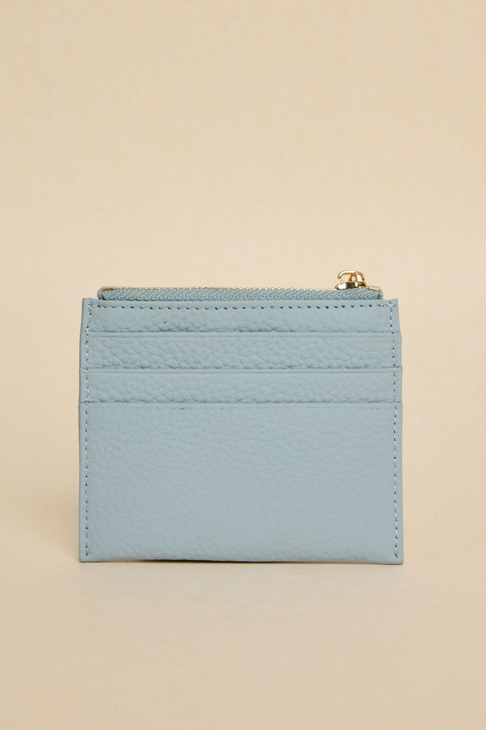 Premium Small Blue Leather Card Holder - Slim RFID Blocking Wallet for Men & Women - Perfect for Travel, Business & Everyday Use