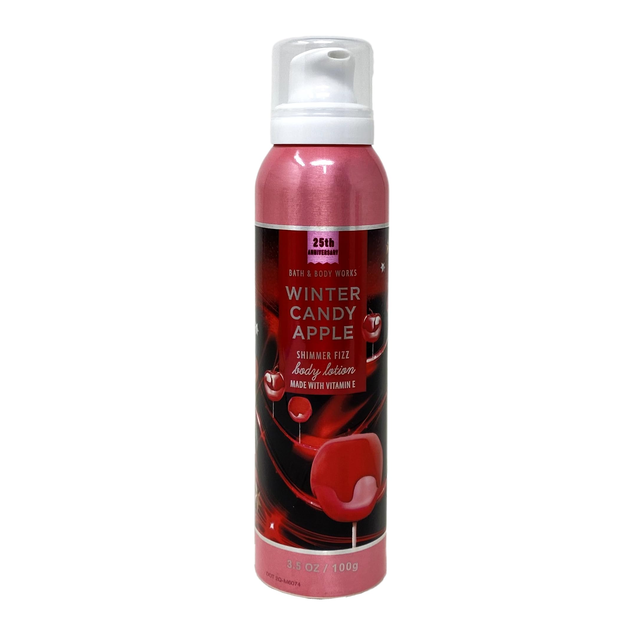 Bath & Body Works Winter Candy Apple Shimmer Fizz Body Lotion with Natural Oats Sample Soap | Moisturizing & Glowing Skin Care for Winter | Perfect for Gifts, Holidays & Daily Hydration
