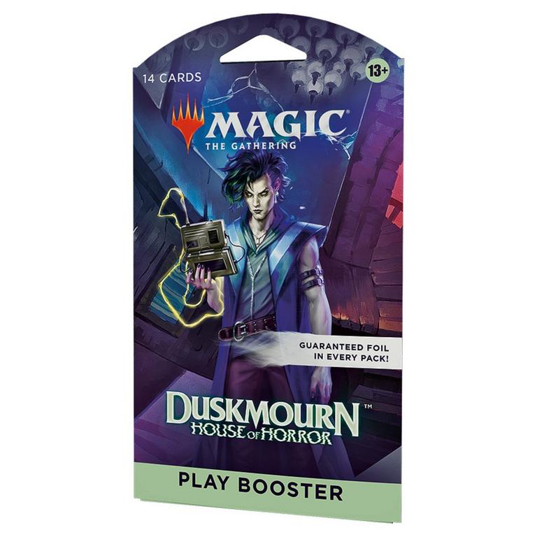 Magic the Gathering Duskmourn House of Horror Play Booster Sleeved Pack | Horror-Themed MTG Cards for Collectors & Players | Perfect for Game Nights & Tournaments