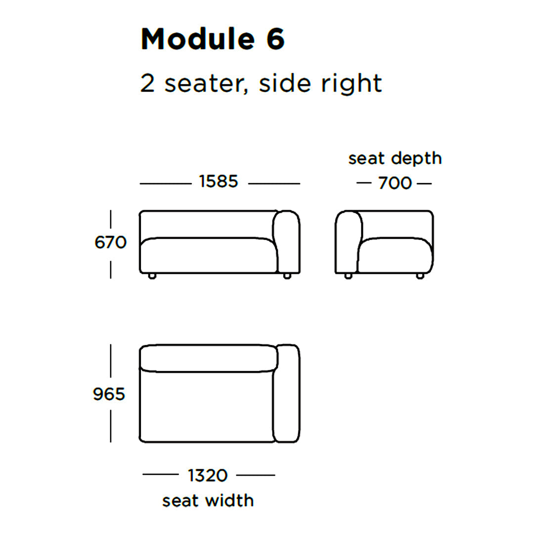 Boketto Modular Sofa Set (8-Piece Sectional) - Customizable Living Room Furniture for Modern Home & Office Spaces