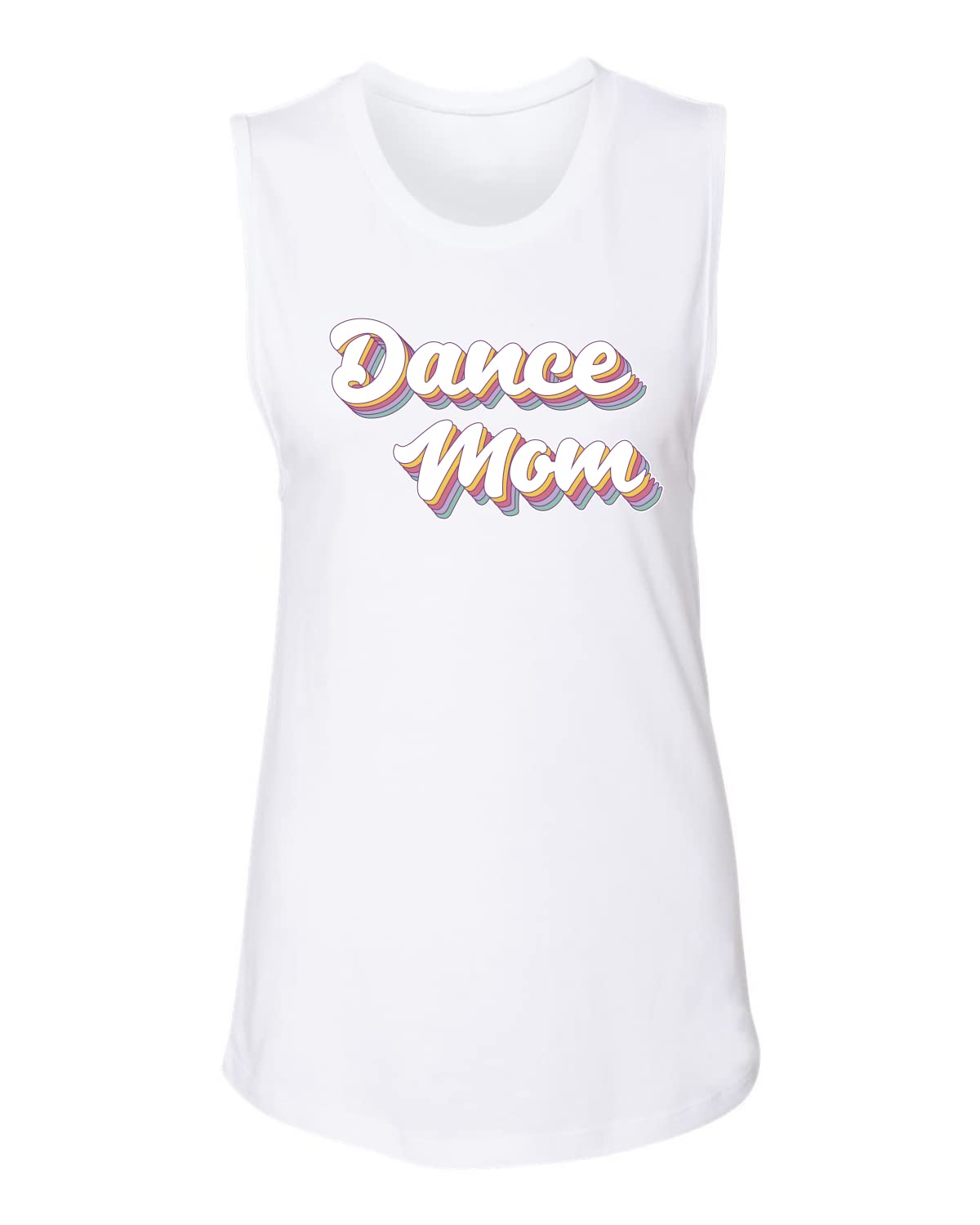 Wild Bobby Dance Mom Girl Sports Women's Jersey Muscle Tank Top - Comfortable Athletic Wear for Dance Practice, Gym Workouts & Casual Fashion