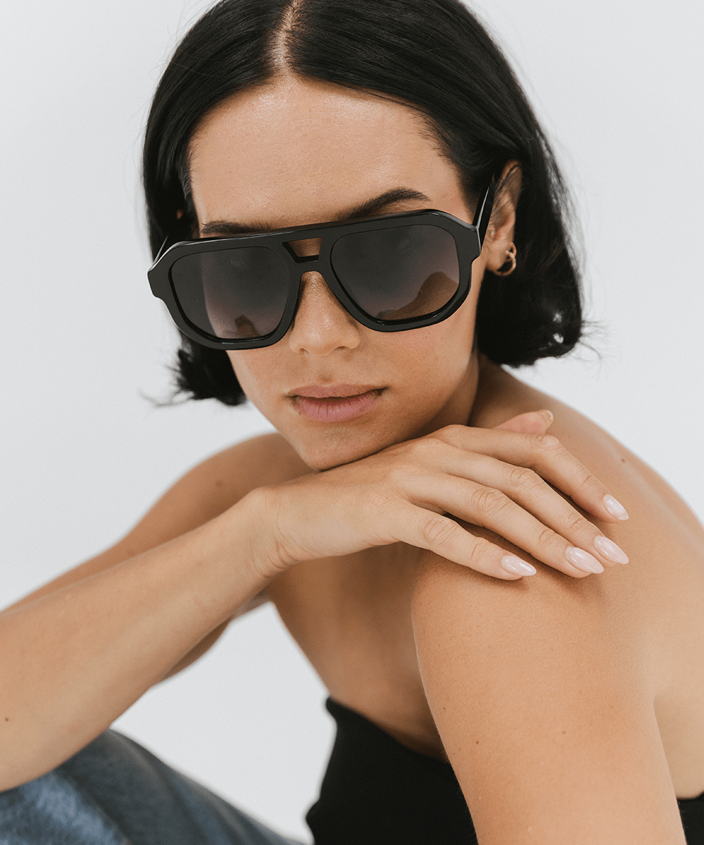 Farrah Aviator Sunglasses for Women - Classic Retro Polarized UV Protection - Perfect for Driving, Travel & Outdoor Activities