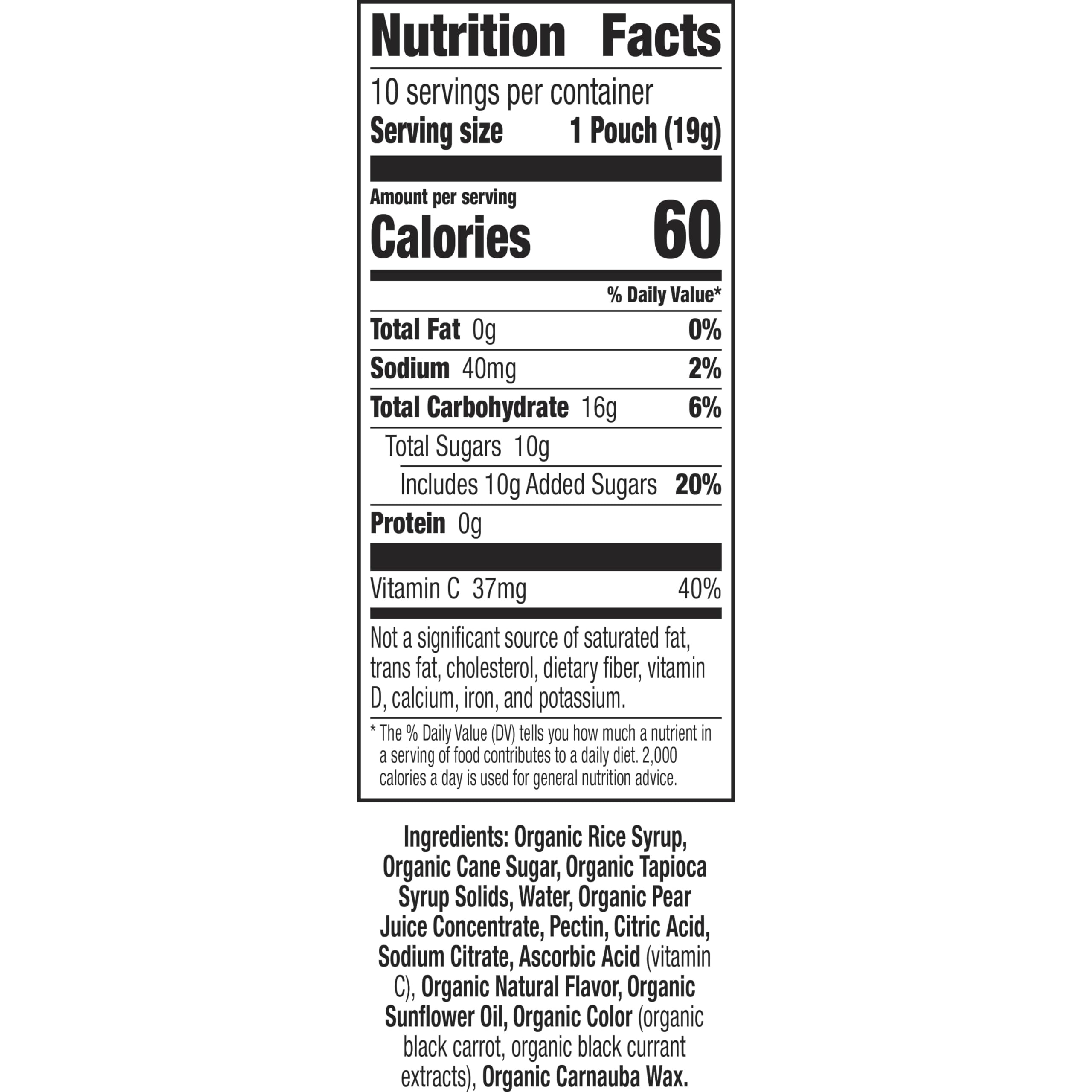 Annie's Organic Berry Patch Bunny Fruit Flavored Snacks - Gluten Free, Non-GMO, 10 Pouches (7 oz) - Perfect for Easter Baskets, Kids Lunchboxes & Healthy On-the-Go Snacks