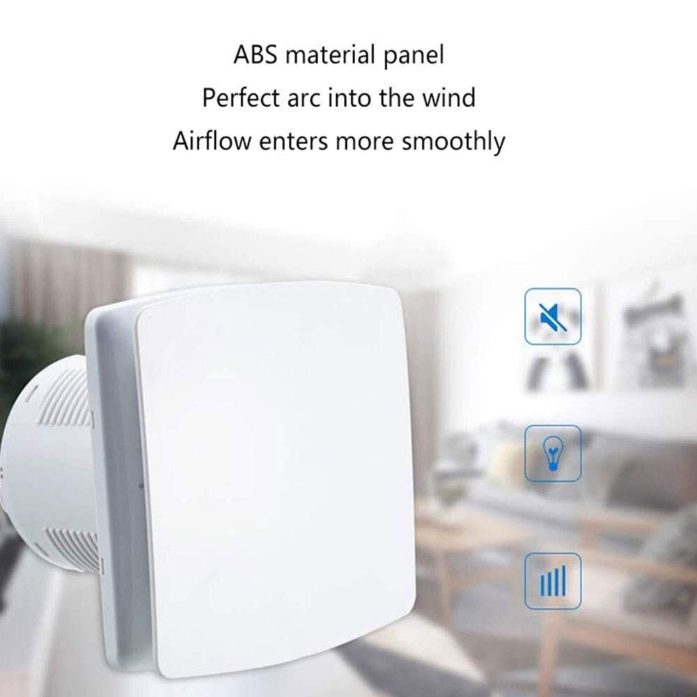 **Industrial Wall Exhaust Fan - High Power Low Noise Ventilation Extractor for Kitchen, Bathroom, Living Room & Bedroom - Includes Rear Bezel - Perfect for Home & Commercial Air Circulation**