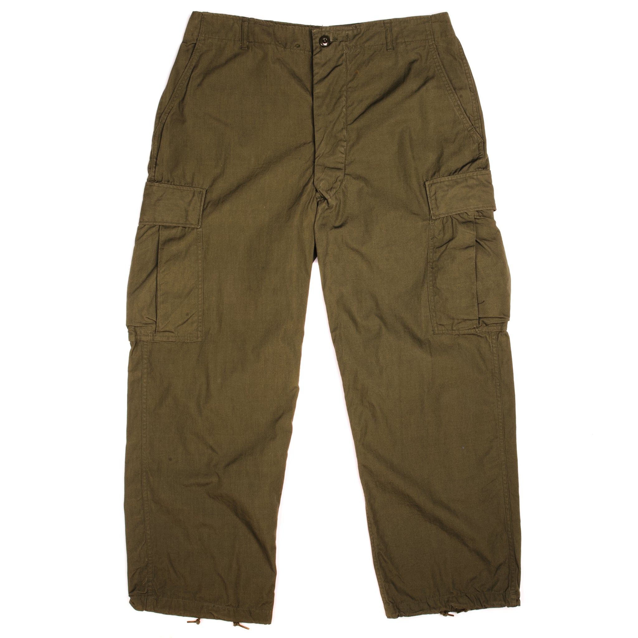 Vintage US Army Tropical Combat Pants 4th Pattern 1966 Vietnam War Era - Large Short Size Deadstock - Military Surplus for Collectors & Outdoor Enthusiasts