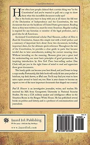 The Constitution and the Declaration of Independence: The Founding Documents of the United States of America - Perfect for History Enthusiasts, Students, and Patriotic Displays