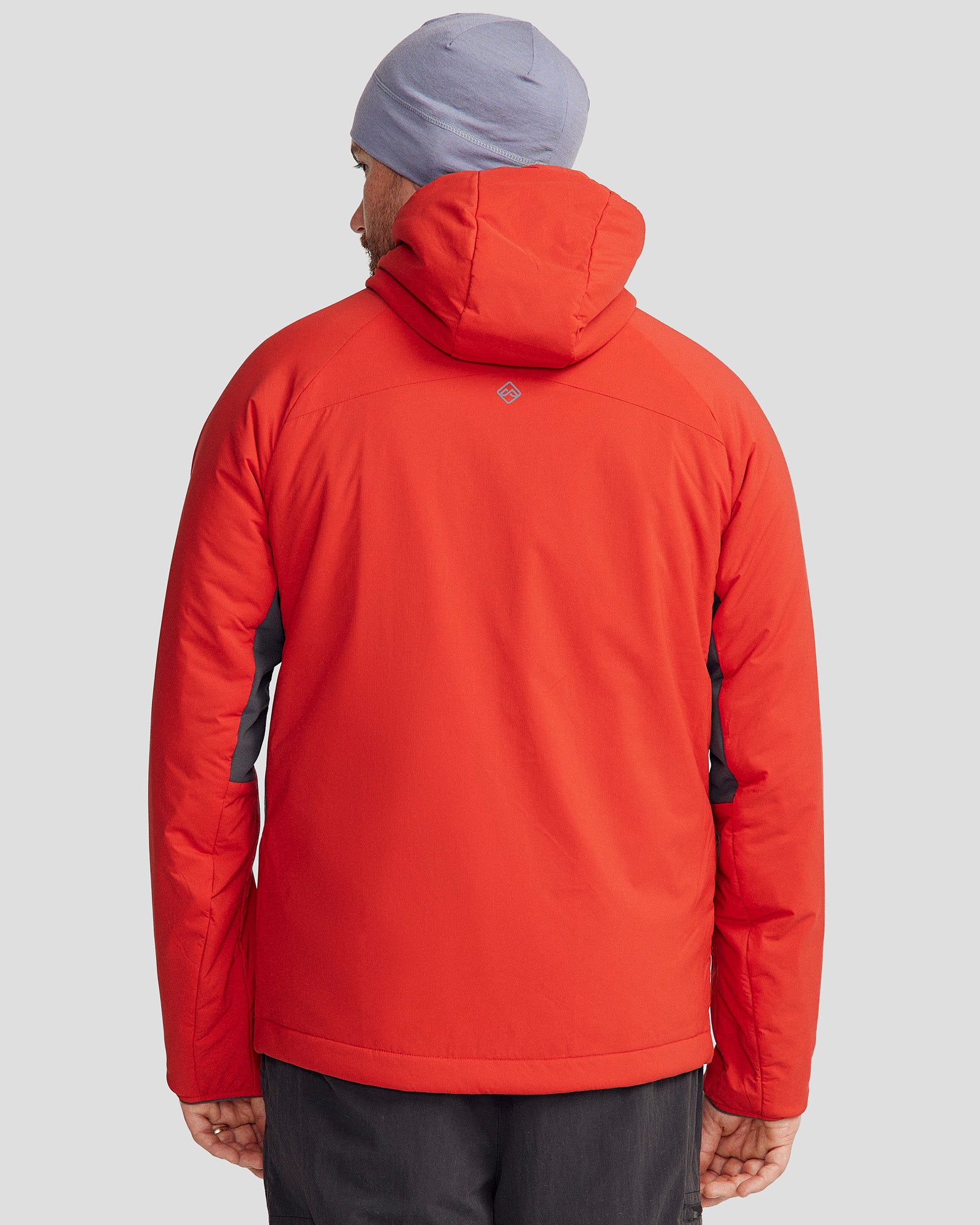 Men's Seeker PrimaLoft® Active Hooded Jacket - Lightweight Water-Resistant Winter Coat for Outdoor Activities (Spicy Chilli Pepper) | Hiking, Camping & Urban Wear