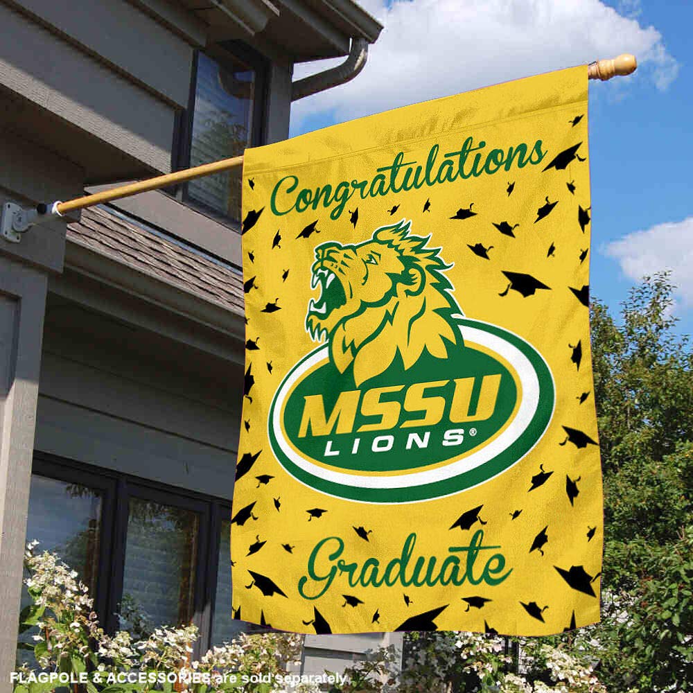 Missouri Southern State Lions College Graduation Banner Flag - Perfect for Graduation Parties, Dorm Decor & School Spirit Events