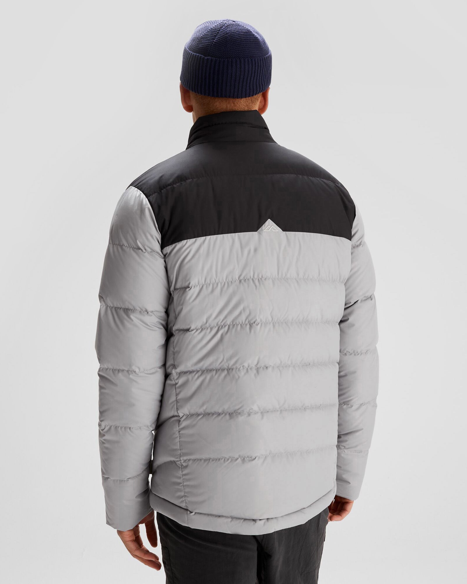 Men's Epiq Down Jacket - Steel Grey & Black | Winter Warm Puffer Coat for Outdoor Activities & Casual Wear