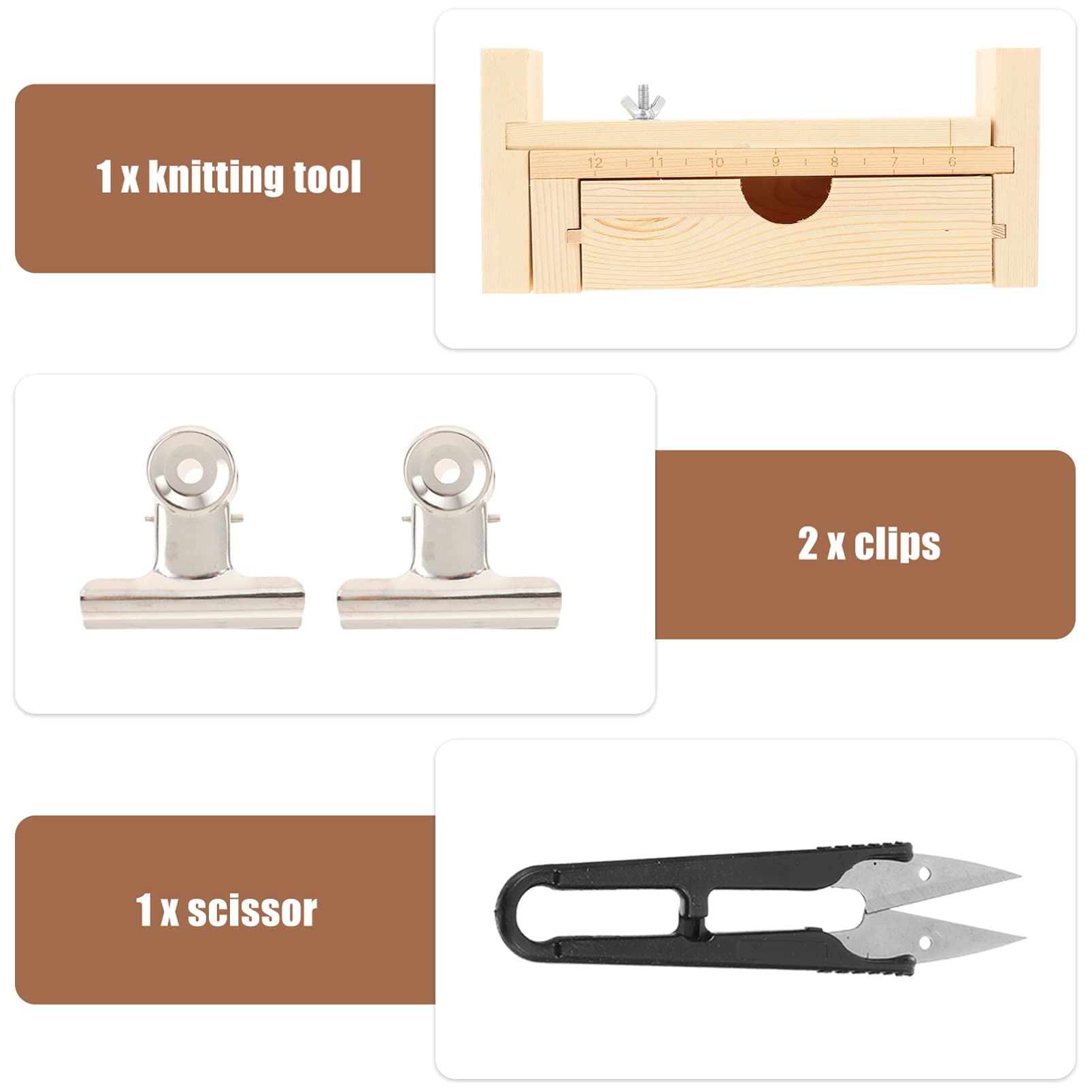 Wakauto Wood Bracelet Maker Kit with Cord - DIY Weaving Tools for Crafting Bracelets