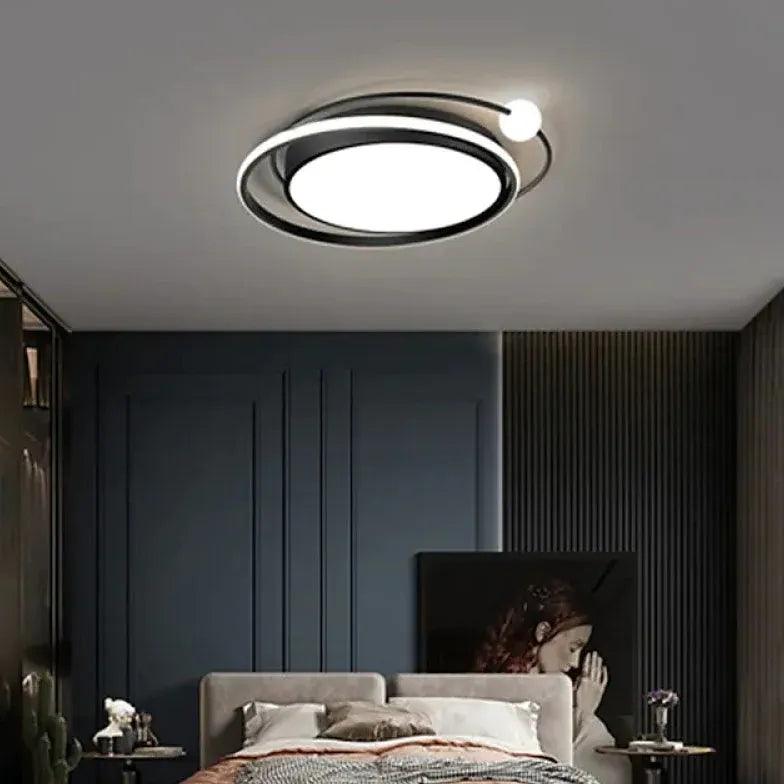 Modern Two-Tone Disc Ceiling Light - Minimalist Design for Living Room, Bedroom & Dining Room Lighting