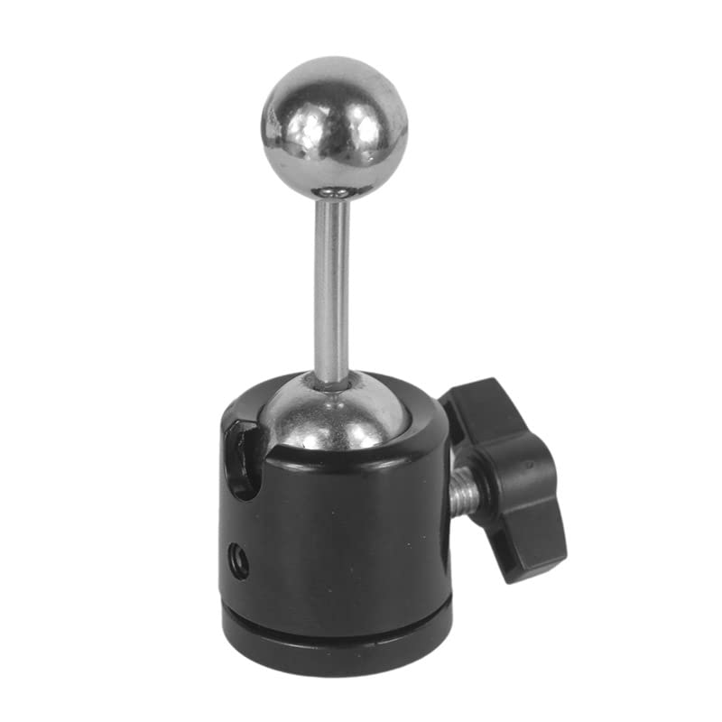 VizGiz 2 Pack Tripod Head Mount Adapter - 17mm Ball to 1/4