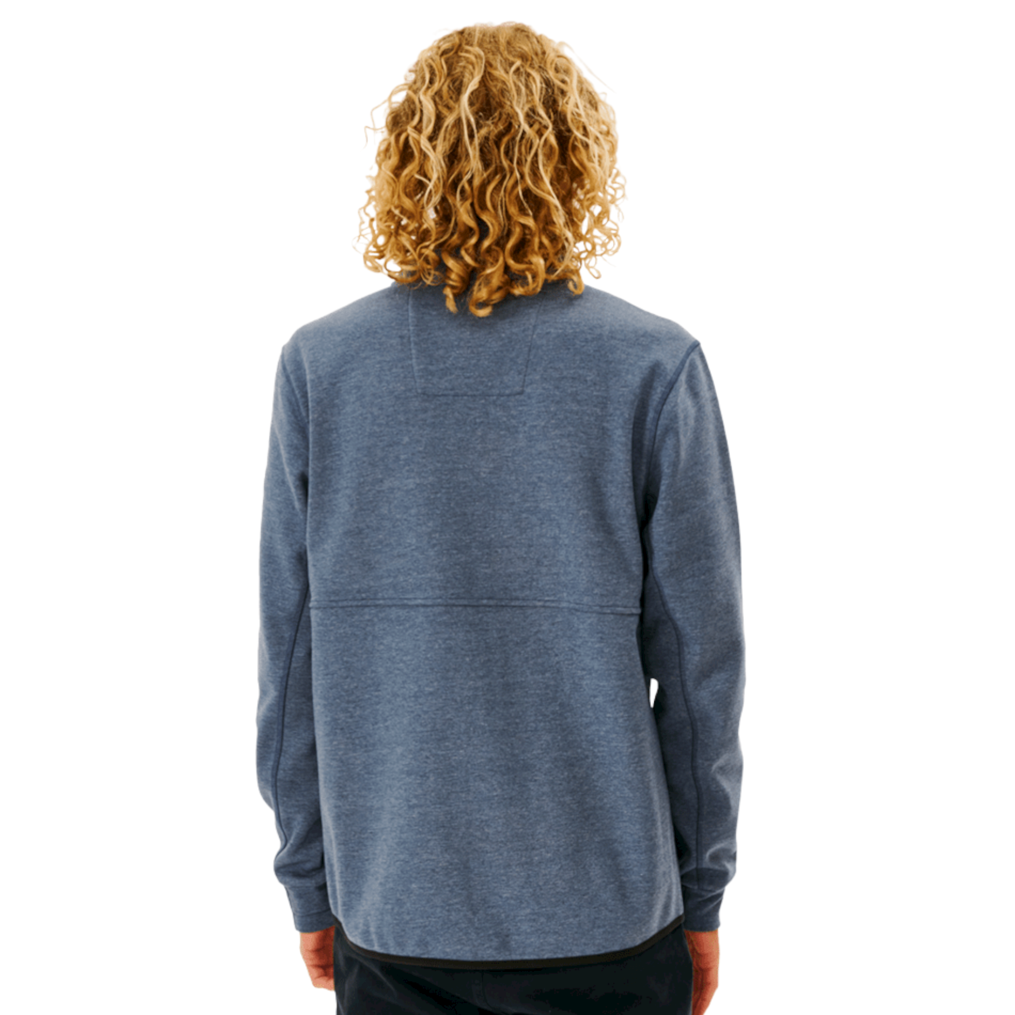 Rip Curl Departed Anti Series Crew - Men's Long Sleeve UV Protection Surf Shirt for Beach, Surfing & Outdoor Activities