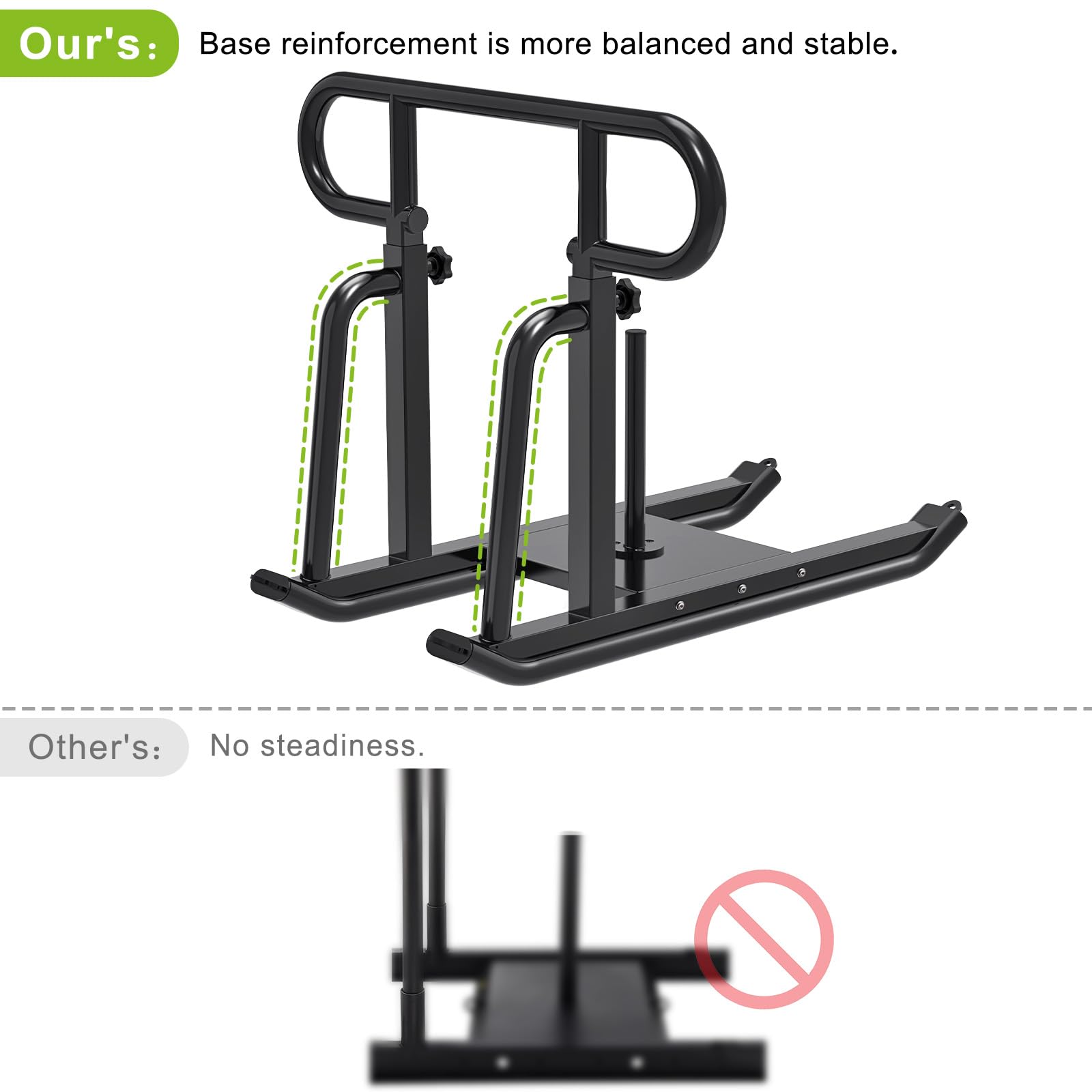 Kipika Heavy-Duty Weight Sled for Strength Training - Speed & Power Fitness Equipment with 1