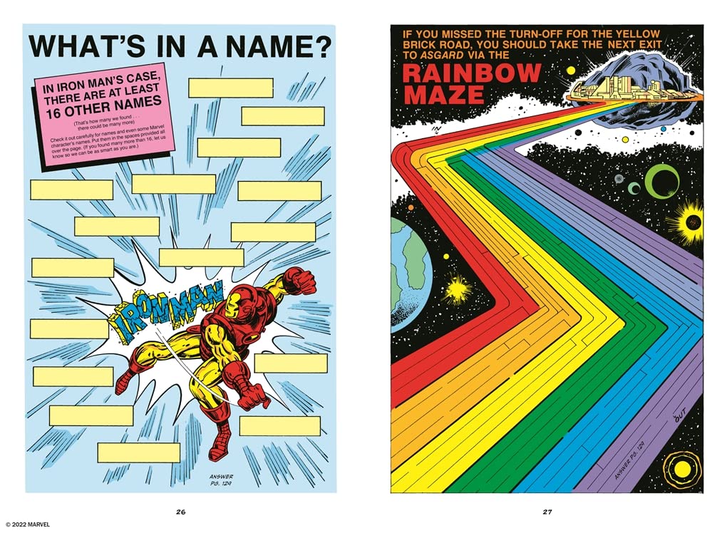 Marvel Big Book of Fun and Games - 300+ Activities, Puzzles & Coloring for Kids | Superhero Adventure Activity Book for Children Ages 6-12 | Perfect for Travel, Birthday Gifts & Rainy Day Entertainment