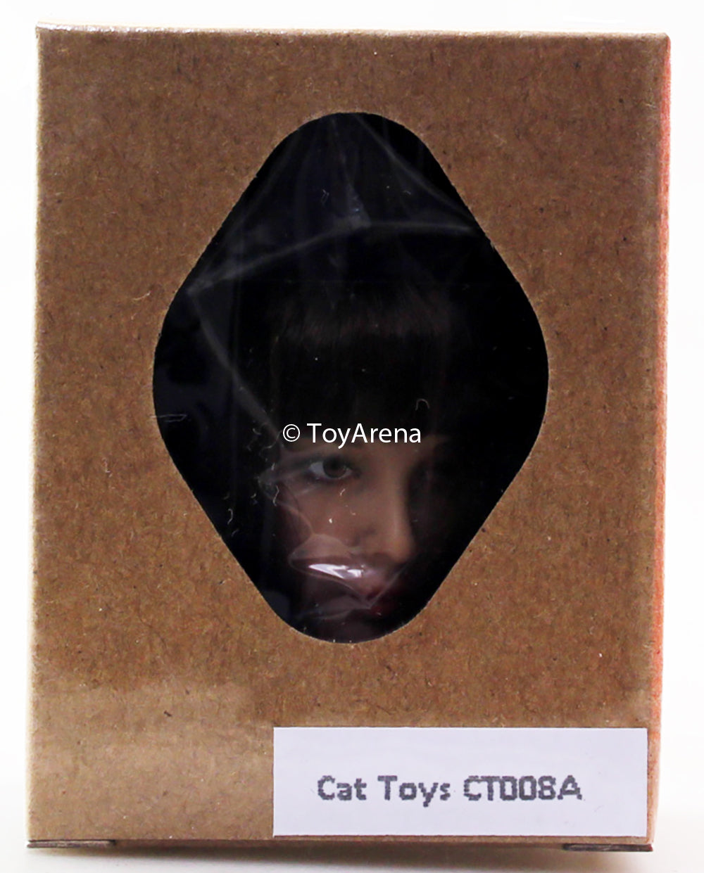 1/6 Scale Female Asian Head Sculpt Figure - Realistic Cat Toy for Collectors | Perfect for Display, Photography & Anime Enthusiasts