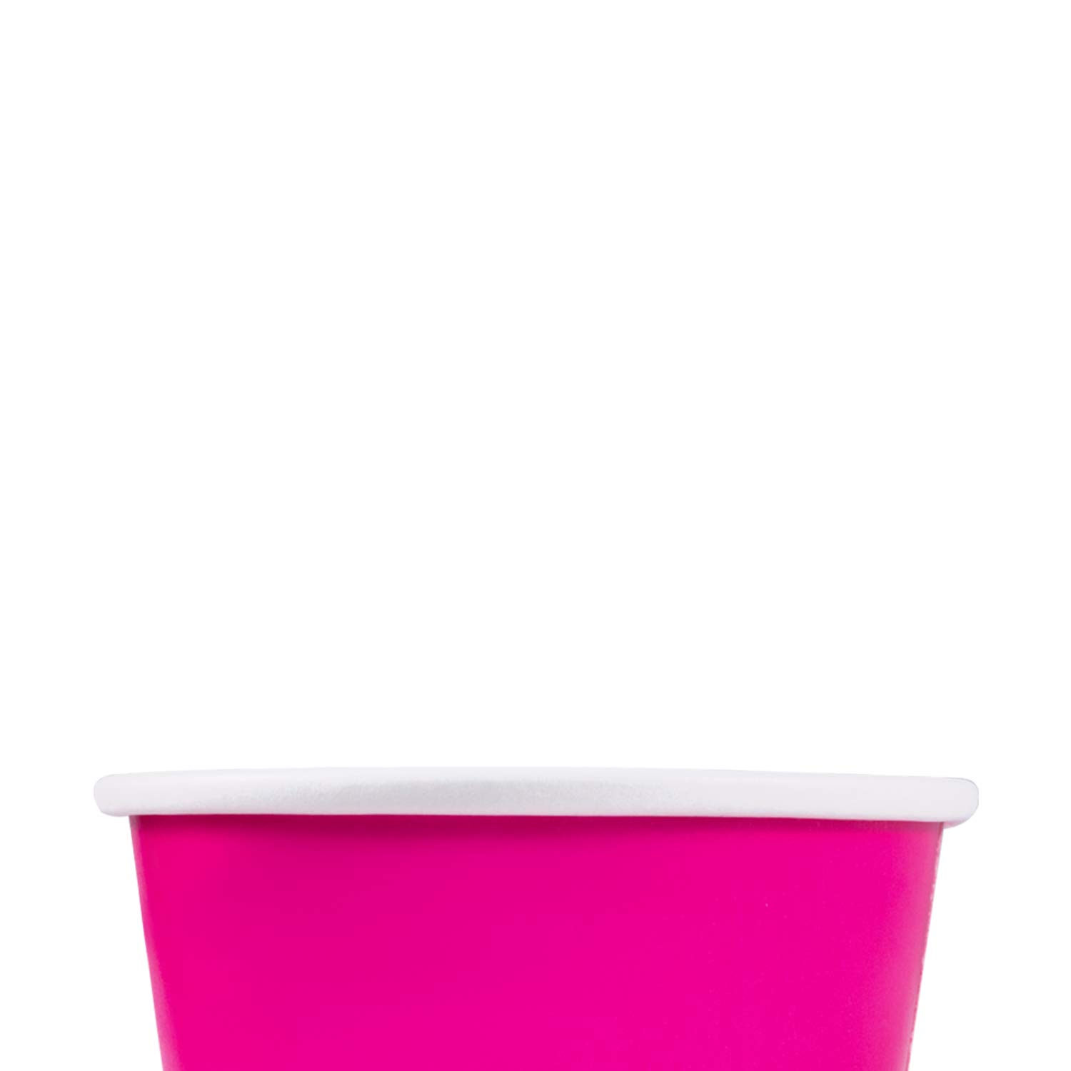 8oz (1000 ct) Pink Paper Ice Cream Cups & Soup Bowls - Disposable Hot/Cold Food Containers for Ice Cream, Gelato, Yogurt, Soup & Snacks - Perfect for Parties, Catering & Dessert Shops