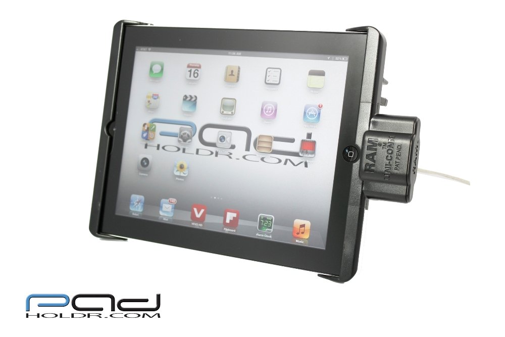 Ram Lock Series Lock and Dock iPad Dash Kit for 2007-2011 Toyota Camry - Secure iPad Mount for Car Dashboard - Perfect for GPS Navigation, Streaming Music & Hands-Free Driving
