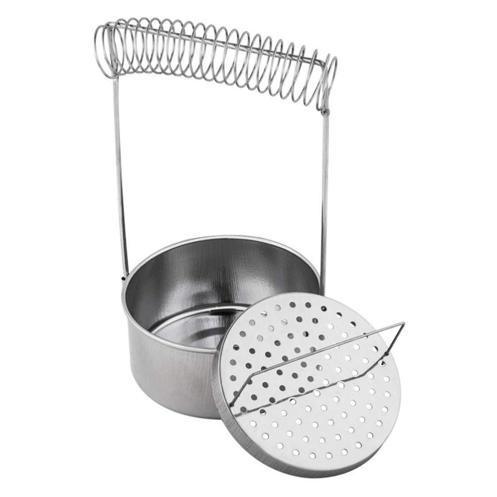 Milisten 1PC Artist Brush Cleaner & Holder - Stainless Steel Paintbrush Cleaning System with Plastic Wash Bucket for Oil & Watercolor Brushes - Perfect for Studio, Classroom & DIY Art Projects
